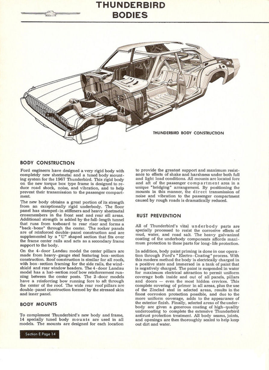 1967 Thunderbird Salesman's Data-14
