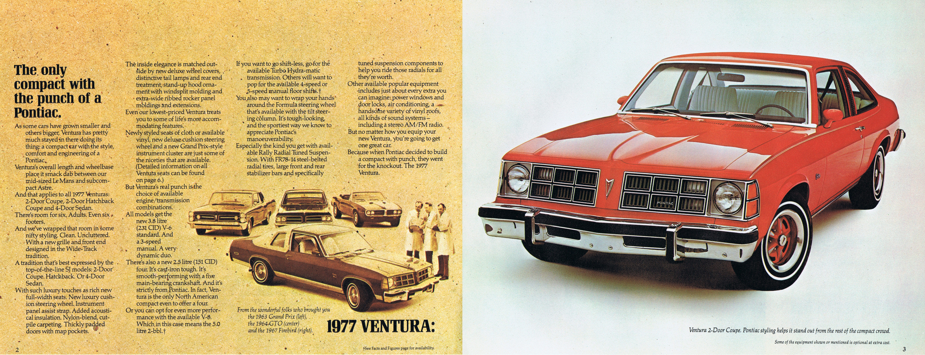 1977 Pontiac Ventura Brochure.