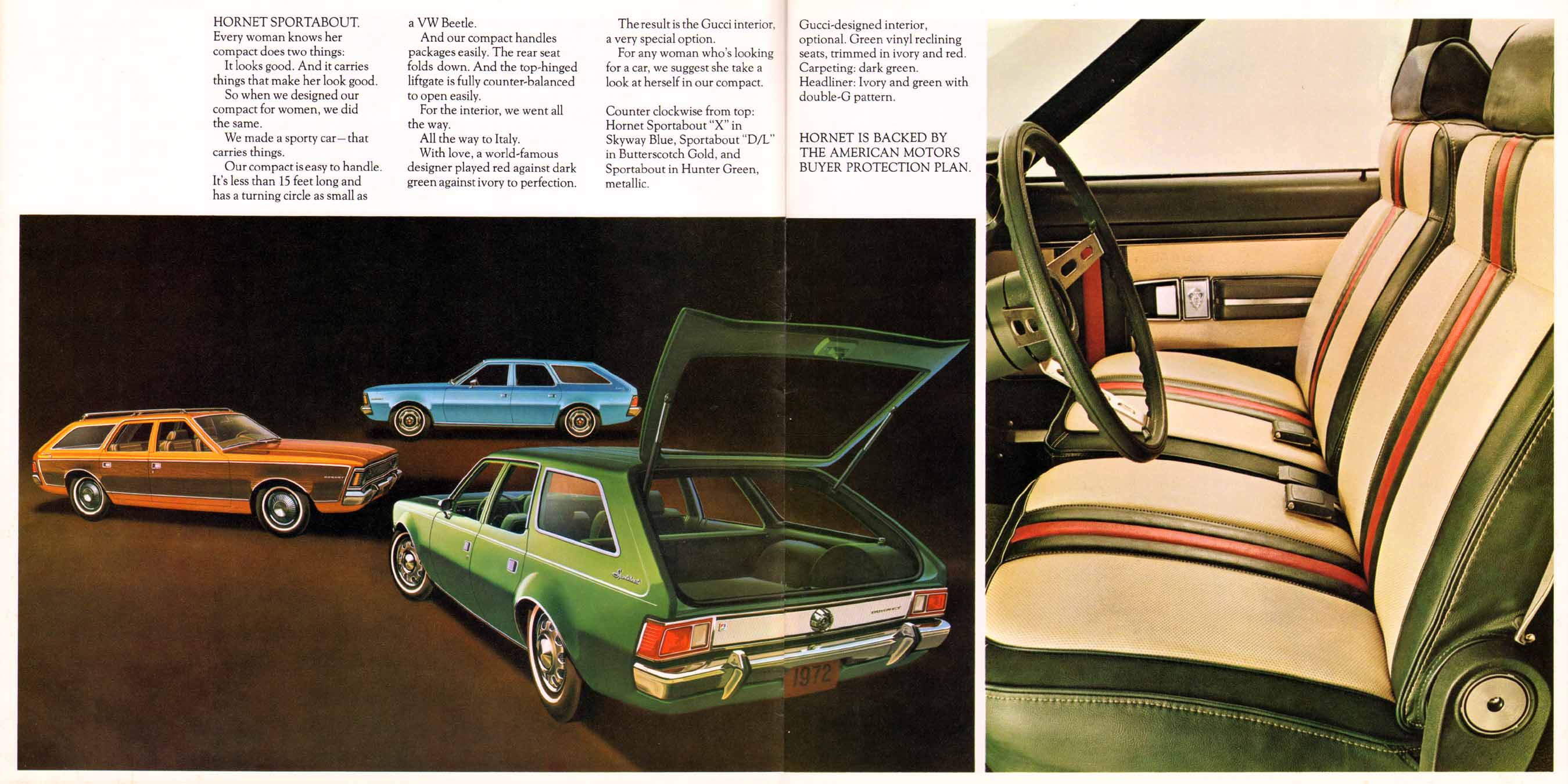 1972 AMC Full Line Brochure page 7 of 17.
