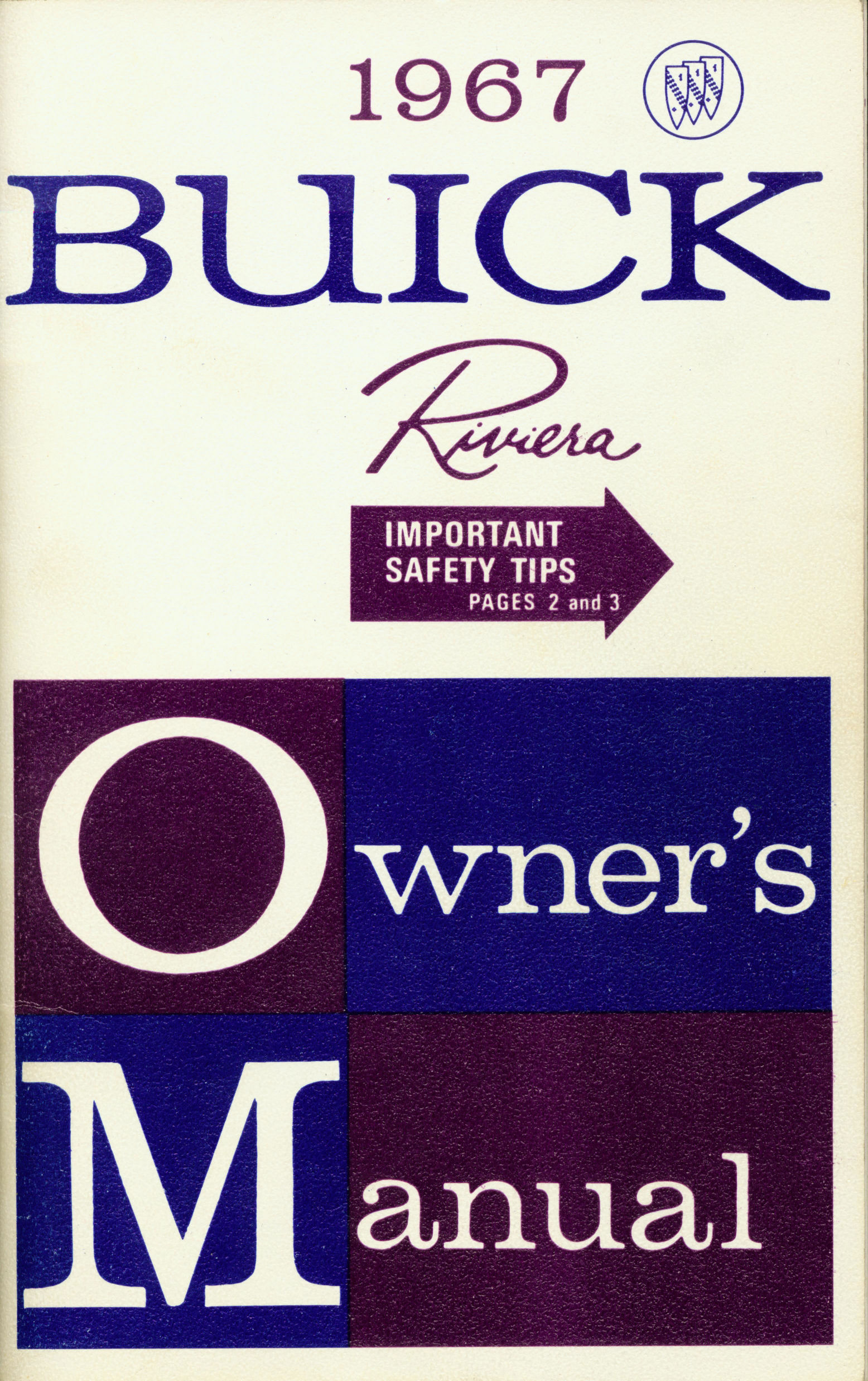 1967 Buick Riviera Manual Page 01