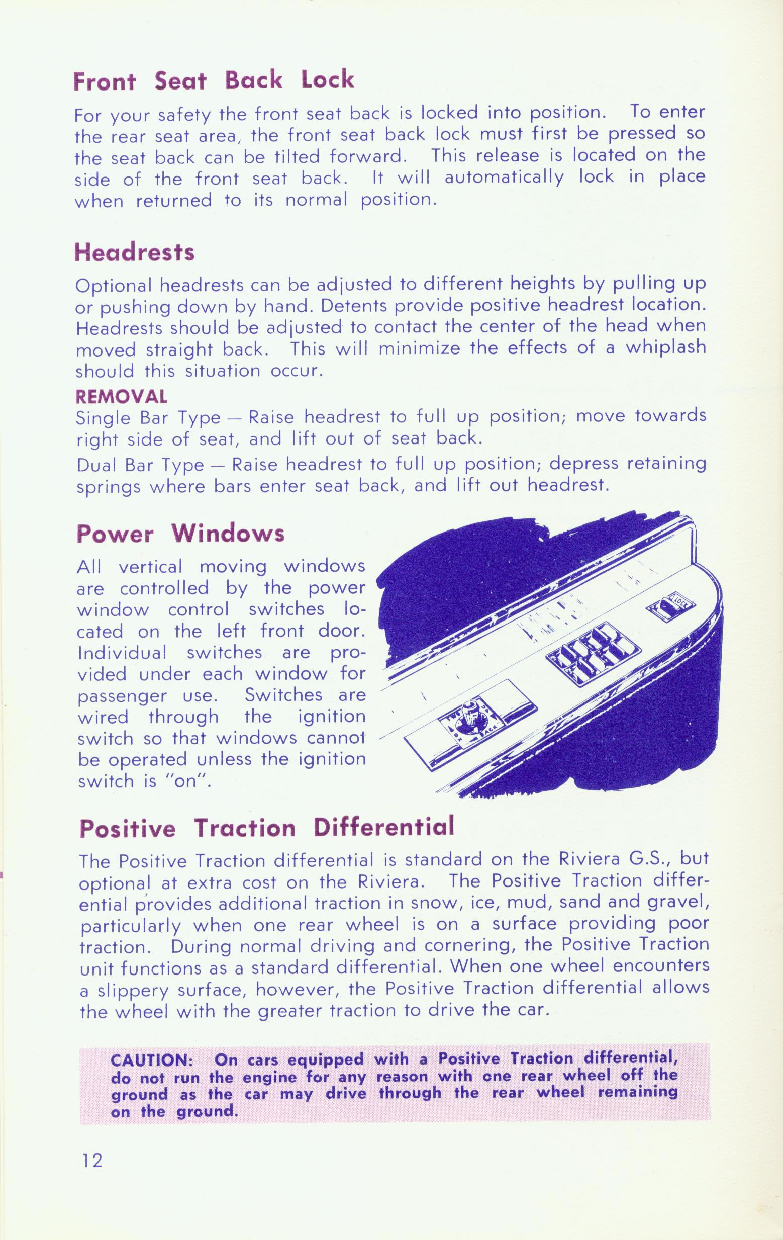 1967 Buick Riviera Manual Page 14