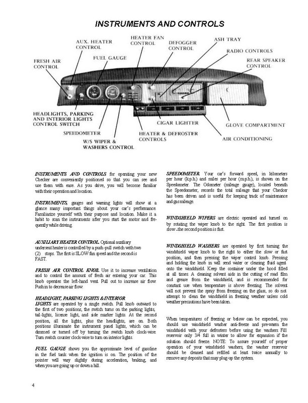 1977 Checker Owners Manual-04