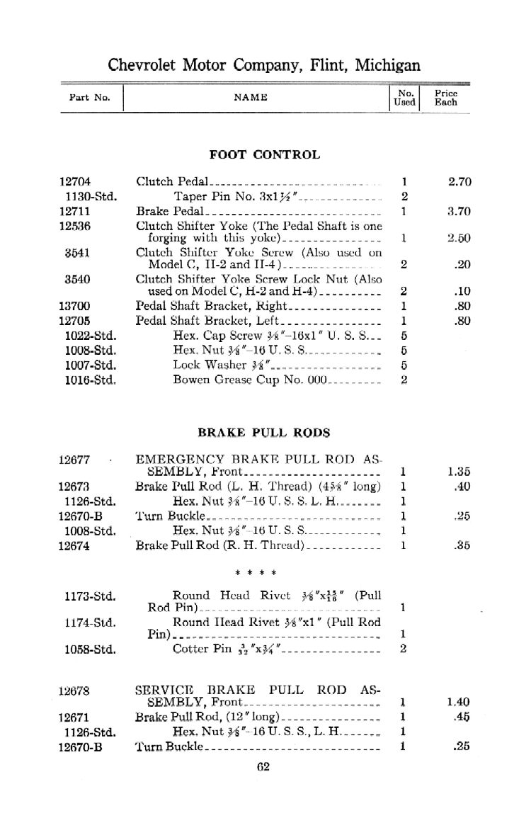 1912 Chevrolet Parts Price List-62