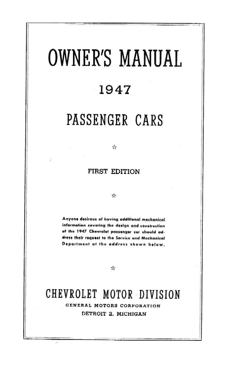 1947 Chevrolet Manual-01