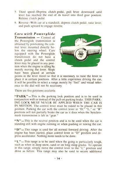 1952 Chev Owners Manual-14