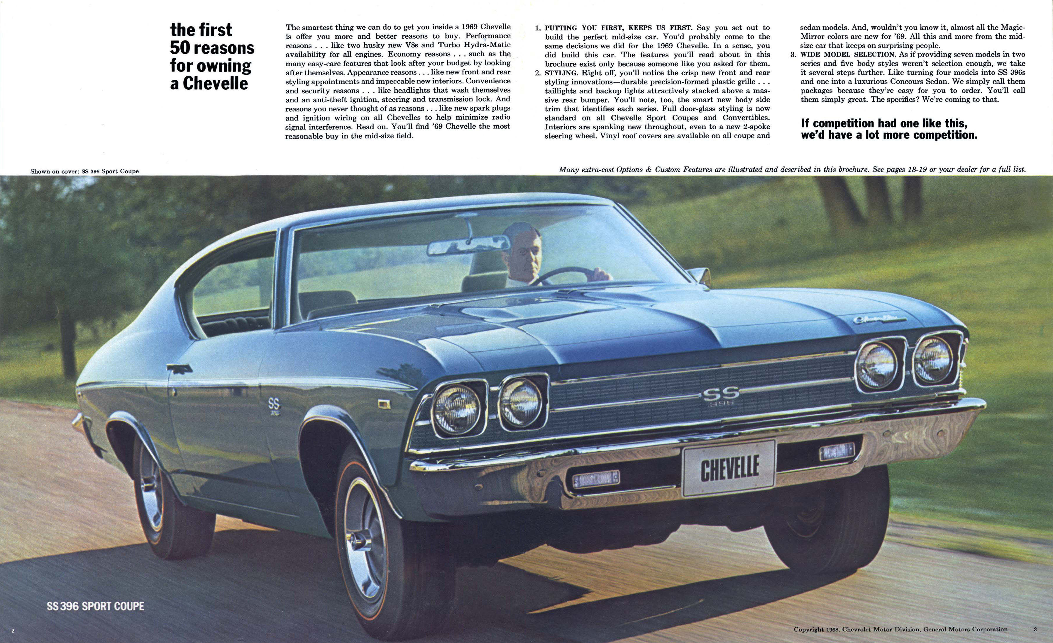 1969 Chevrolet Chevelle Brochure.