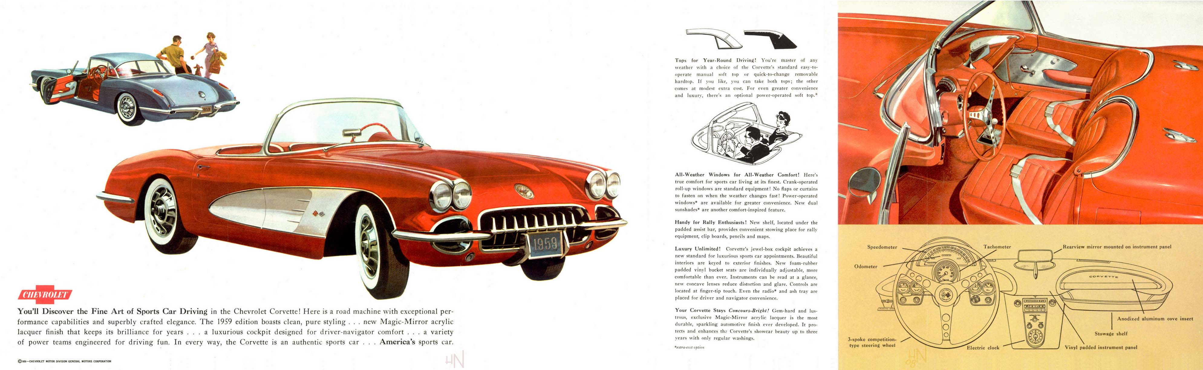 1959 Chevrolet Corvette Foldout-02-04
