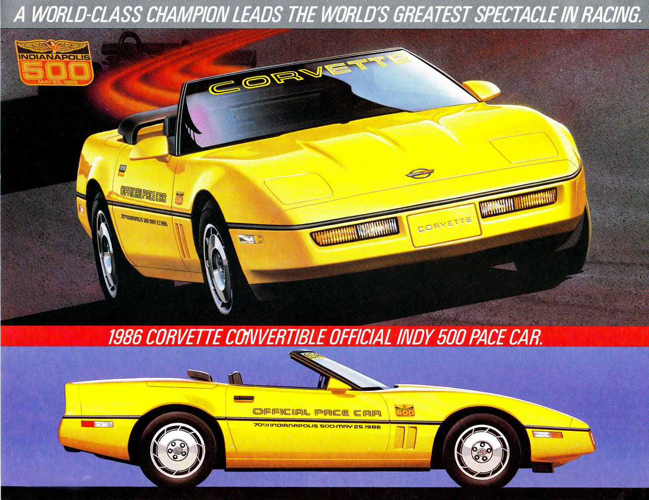1986 Chevrolet Corvette Pace Car Folder-01