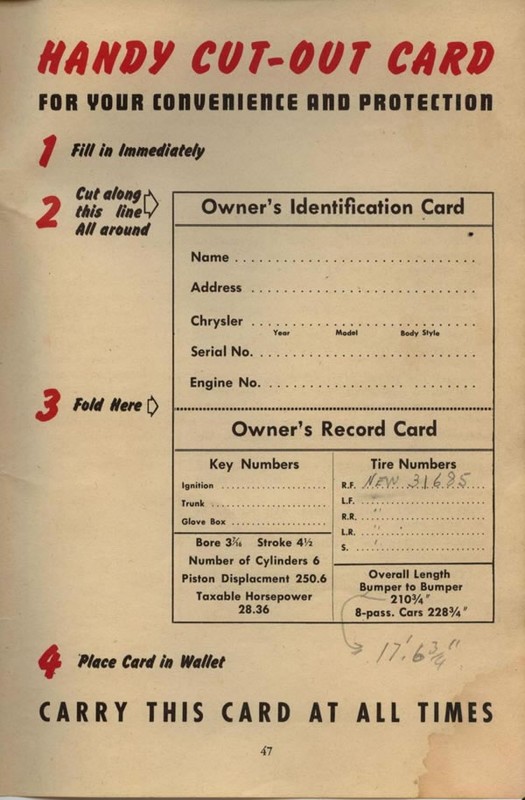 1946 Chrysler Owners Manual-47