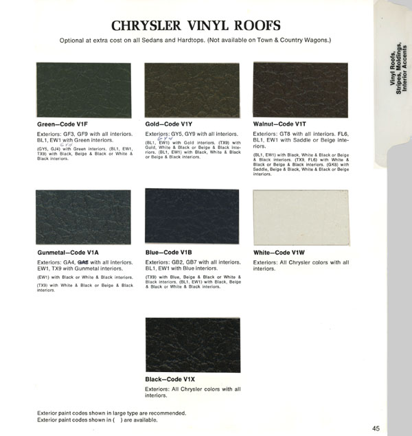 1971 Chrysler Color  amp  Trim-45