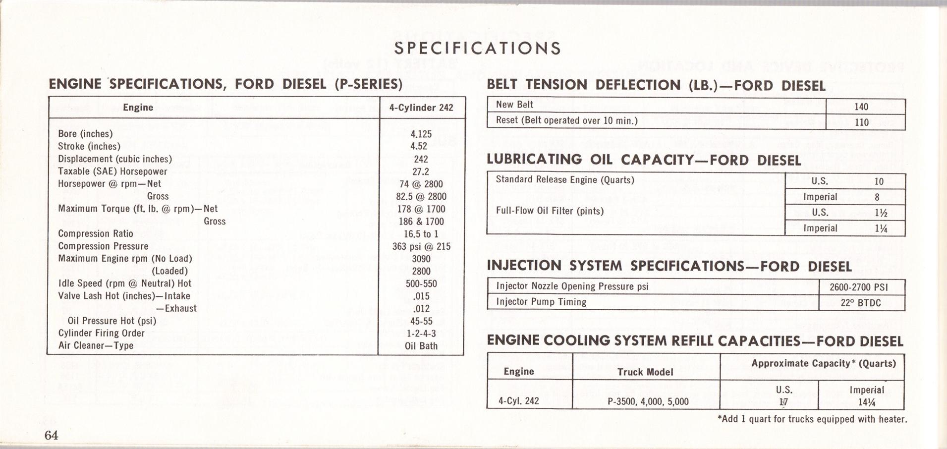 1969 Ford Truck Owners Manual Pg64