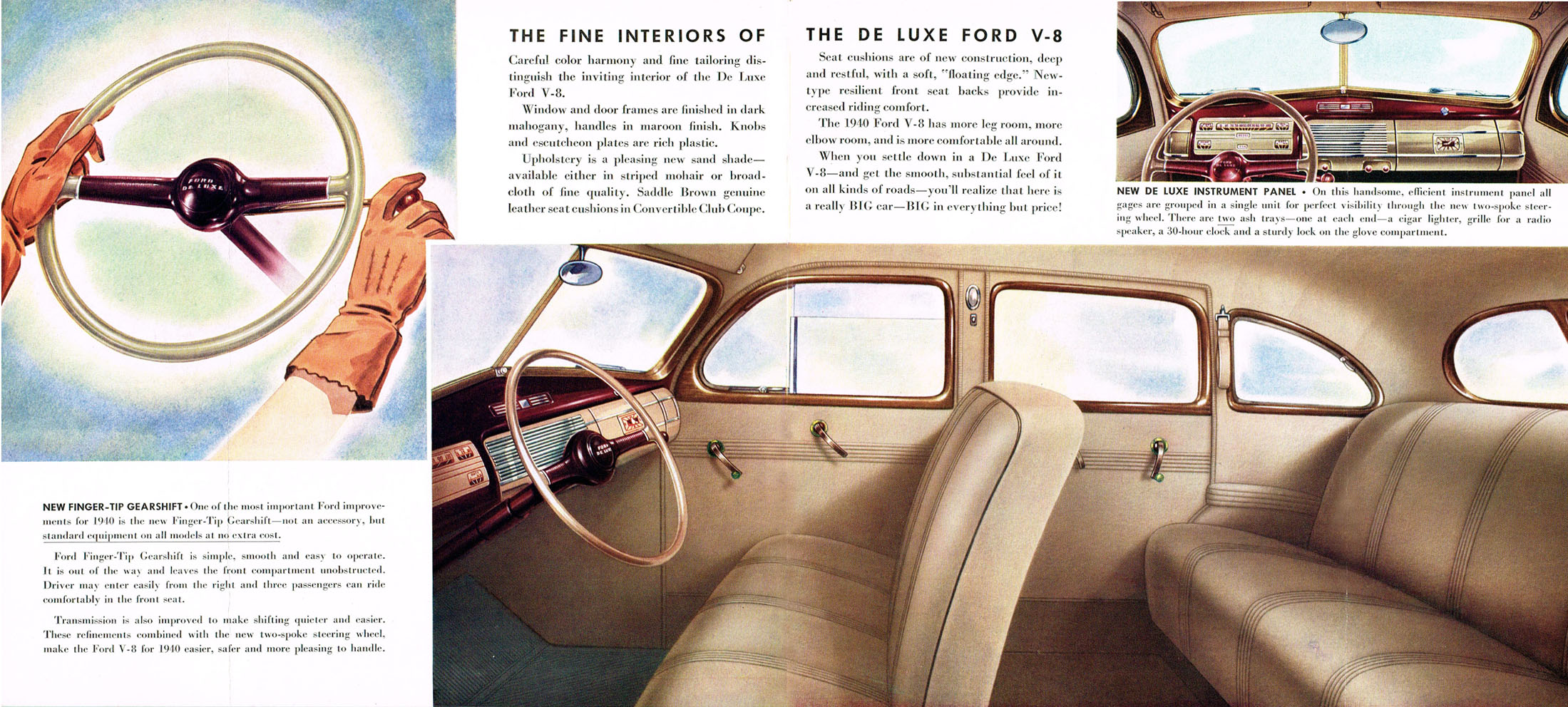 Standard Passenger car 1940 ford Glove box door