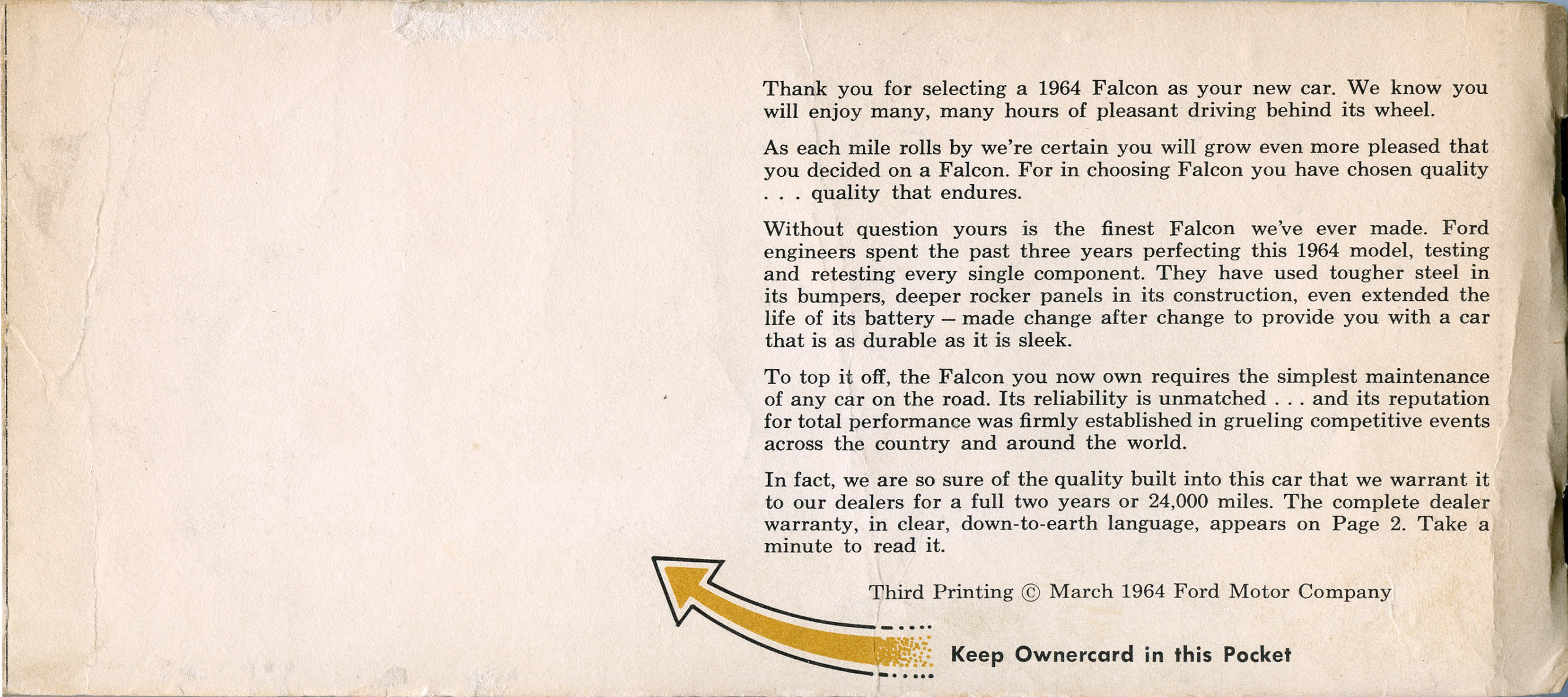 1964 Ford Falcon Owners Manual-00a