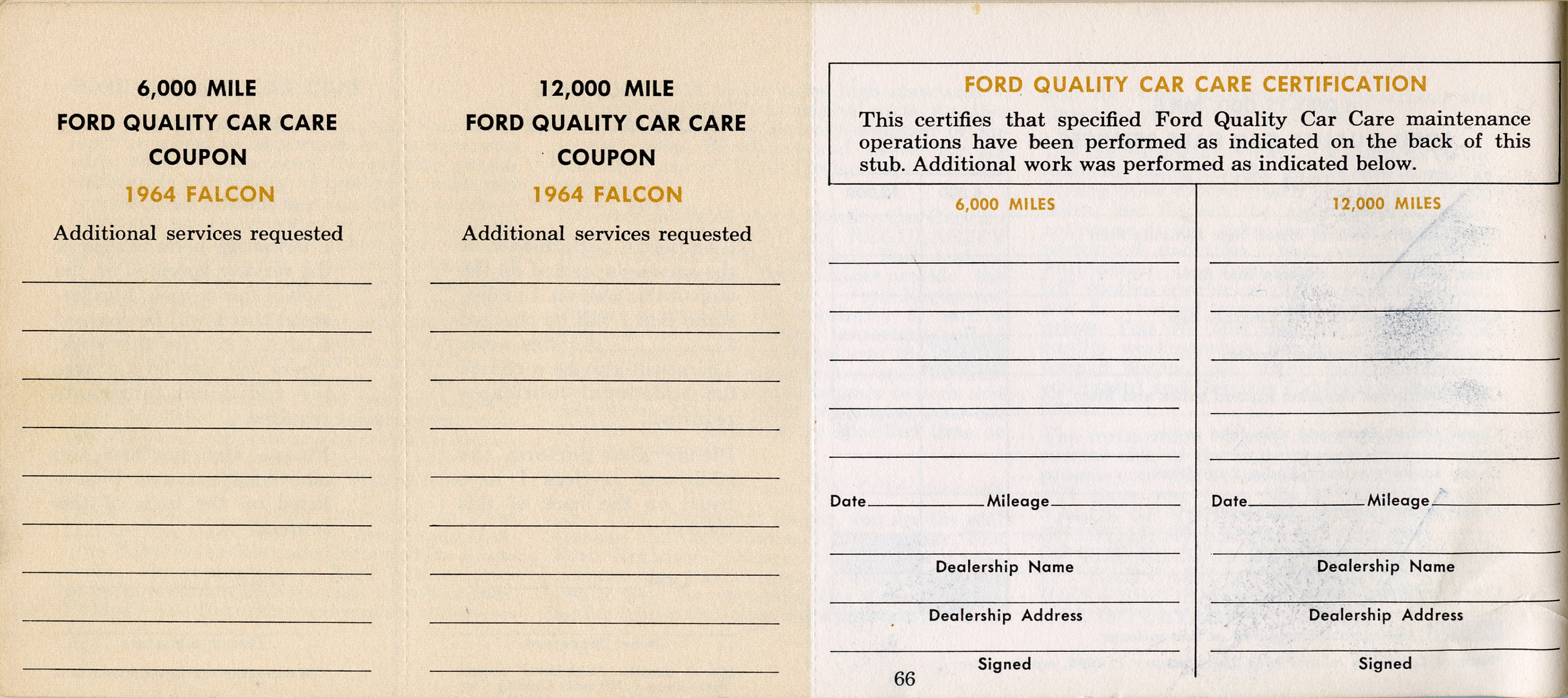 1964 Ford Falcon Owners Manual-66