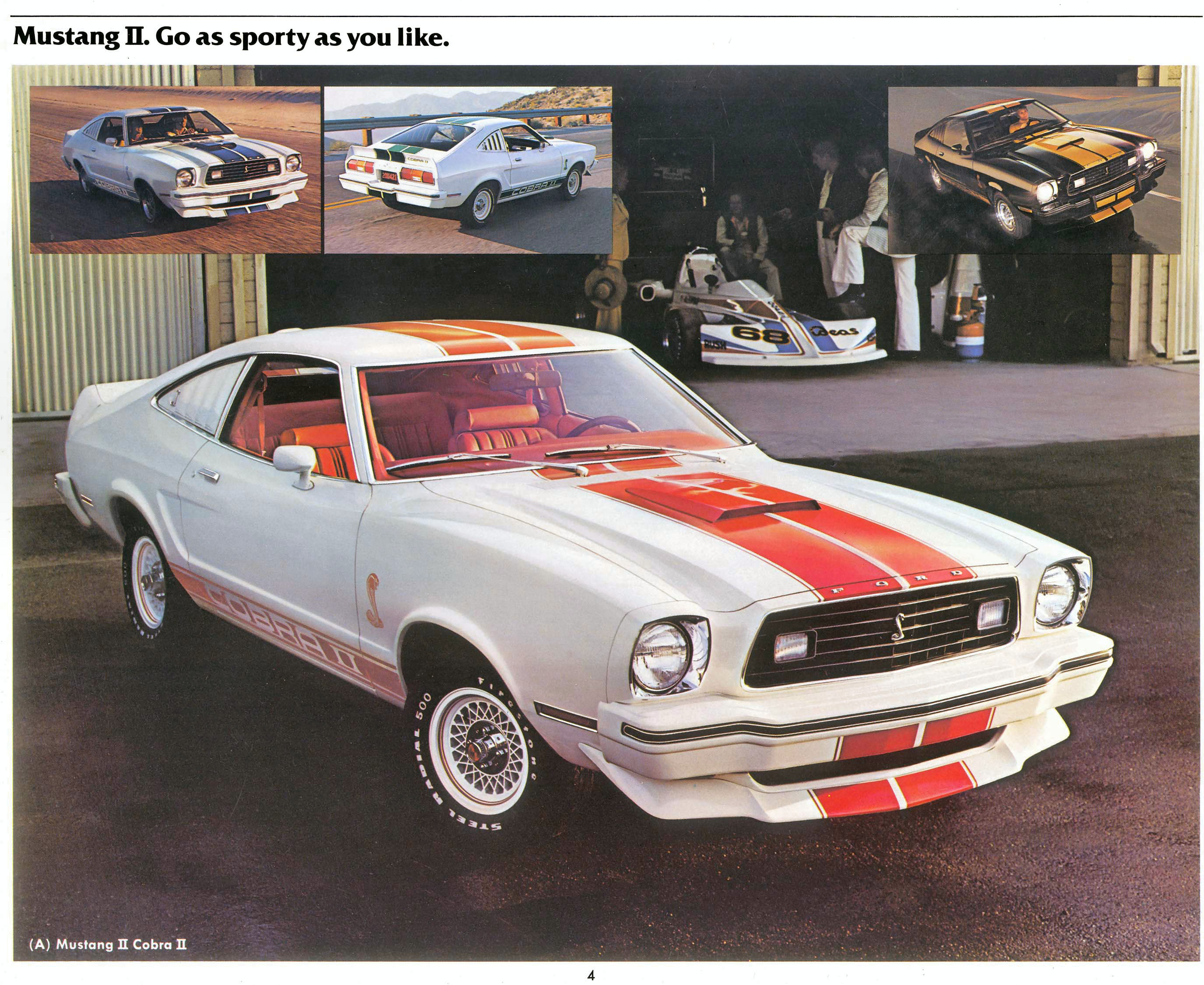 1977 Ford Mustang II Illustrated Facts and Features Brochure Manual 73 