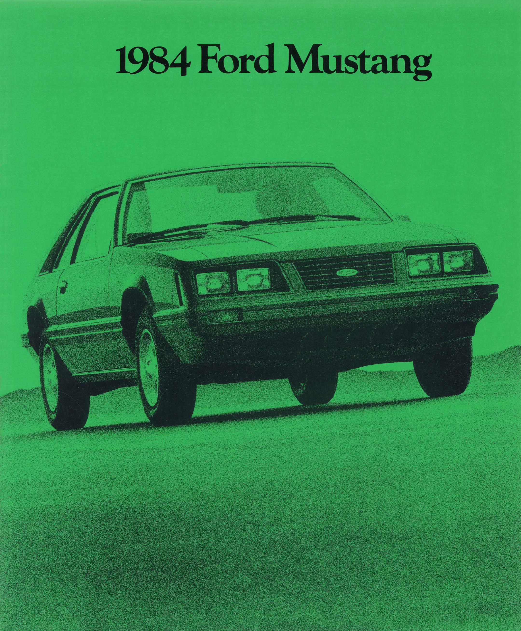 1984 Ford Mustang Brochure.