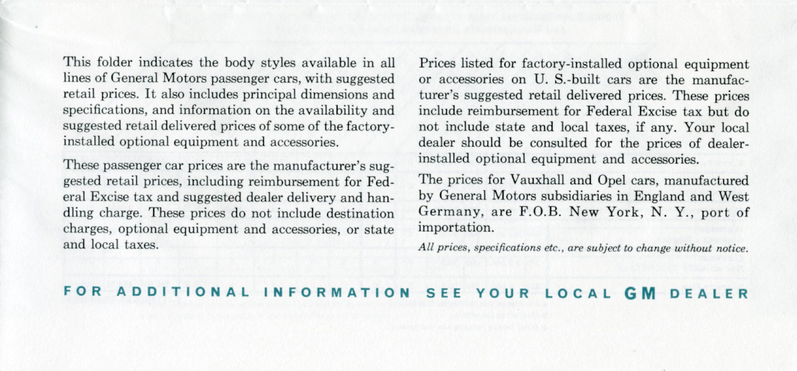 General Motors for 1960-42