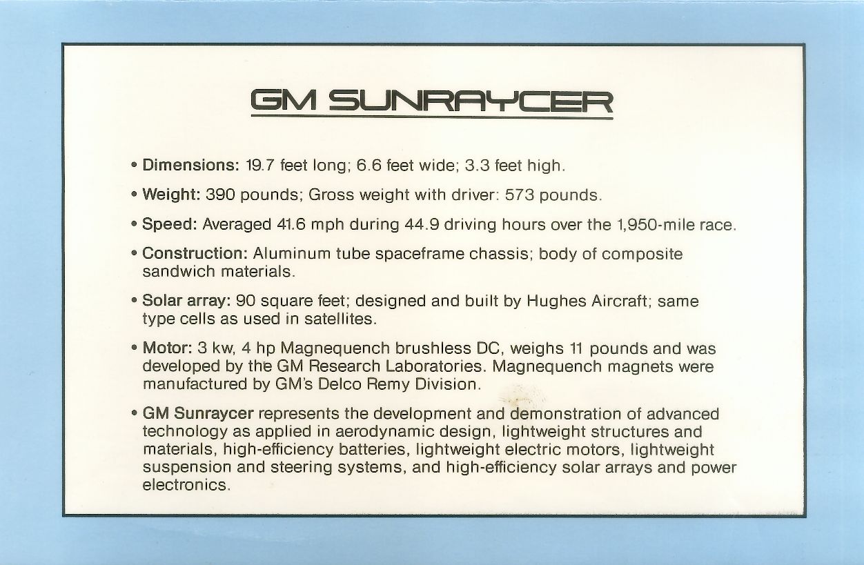 1987 GM Sunraycer Foldout-03
