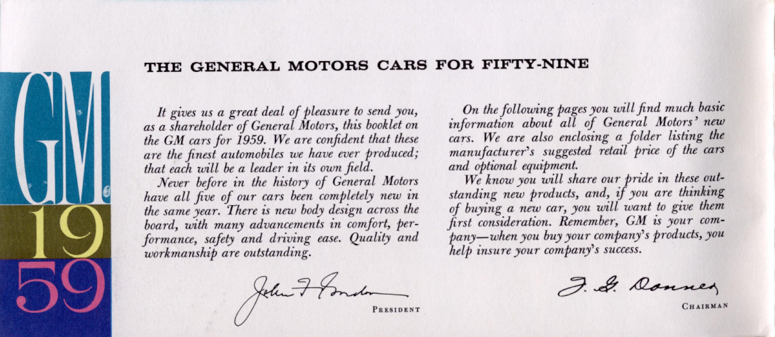 General Motors for 1959-02