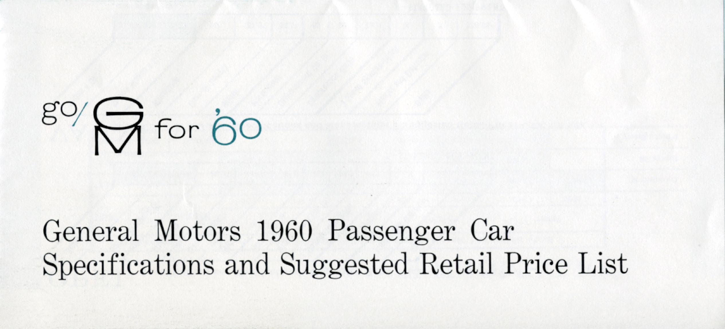 General Motors for 1960-40