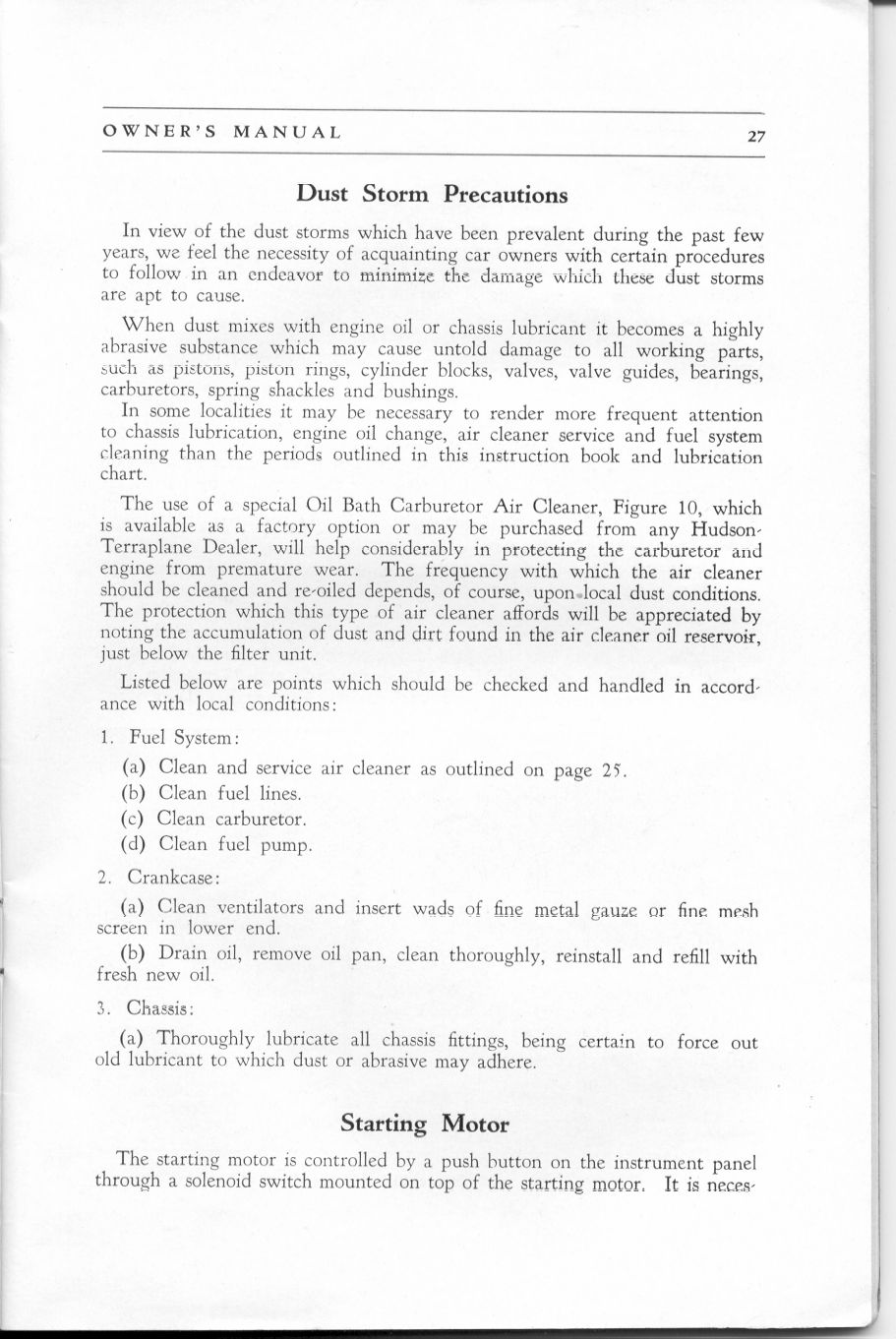 1937 Terraplane Owners Manual-27