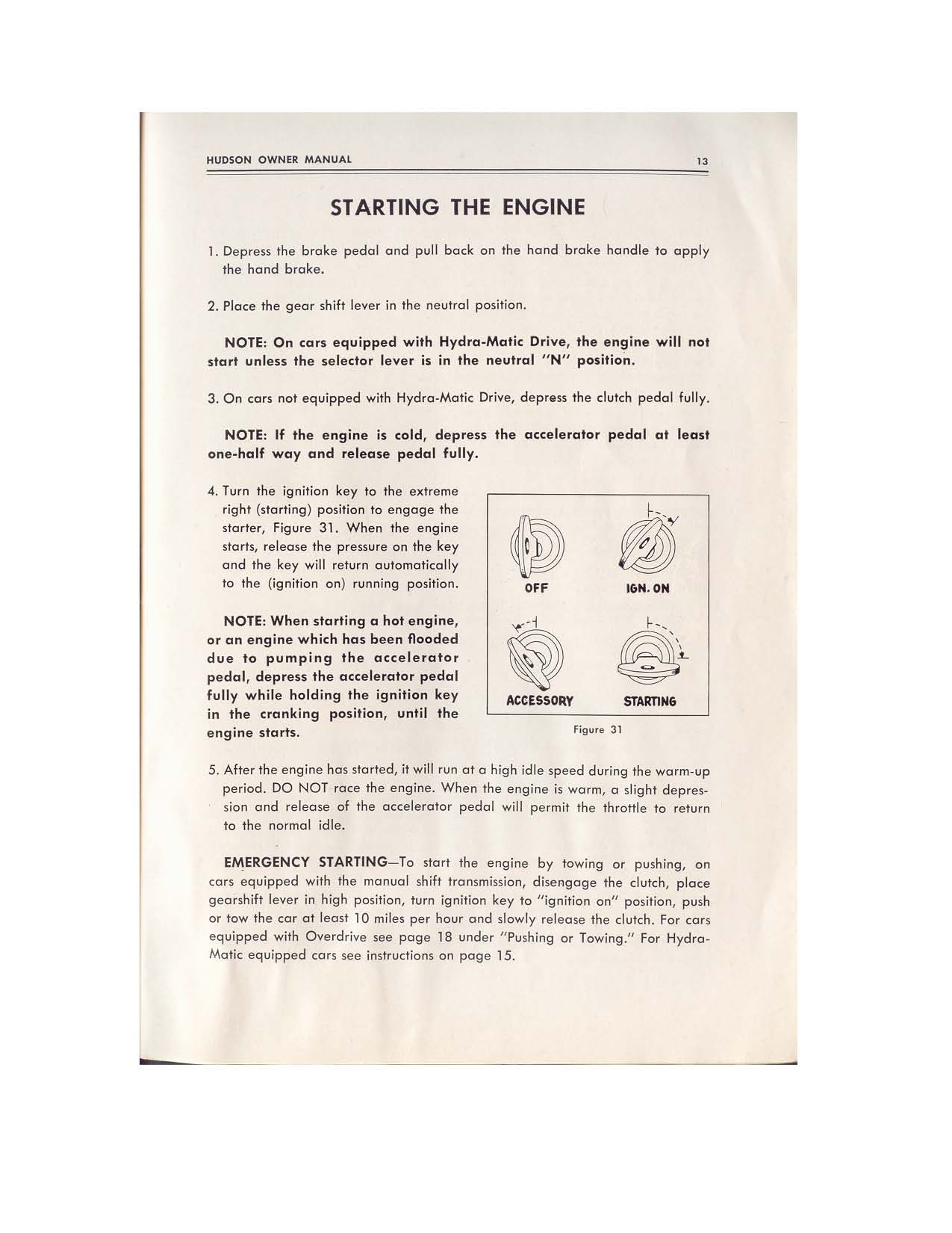 1953 Hudson Jet Owners Manual-14