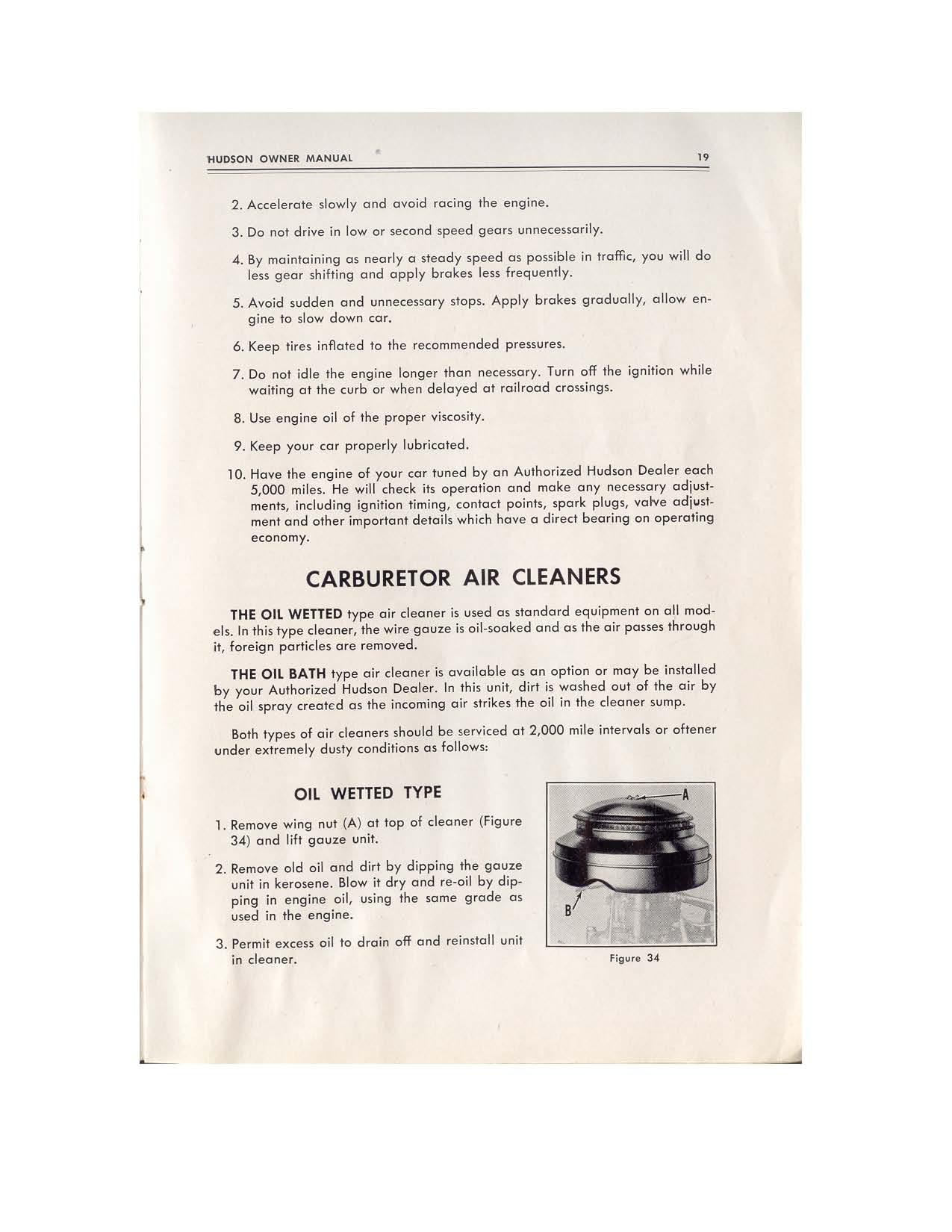 1953 Hudson Jet Owners Manual-20