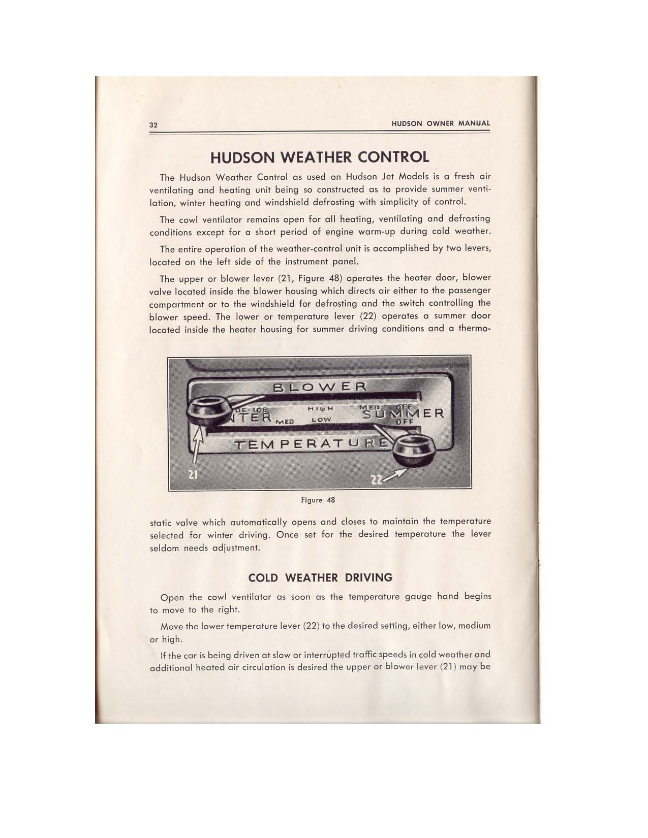 1953 Hudson Jet Owners Manual-33