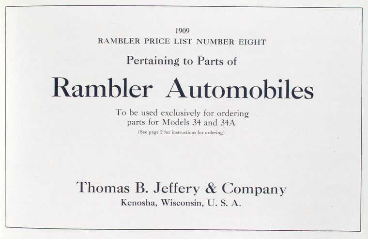 1909 Rambler Model34 Parts List-01