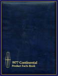 1977 Continental Product Facts Book-0-00