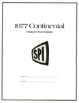 1977 Continental Product Facts Book-0-01