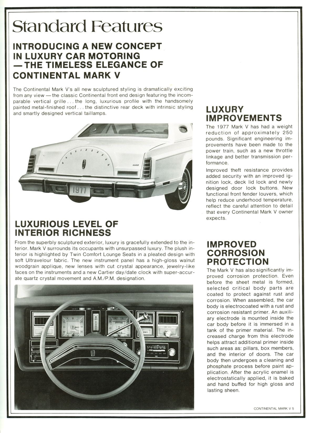 1977 Continental Product Facts Book-1-05