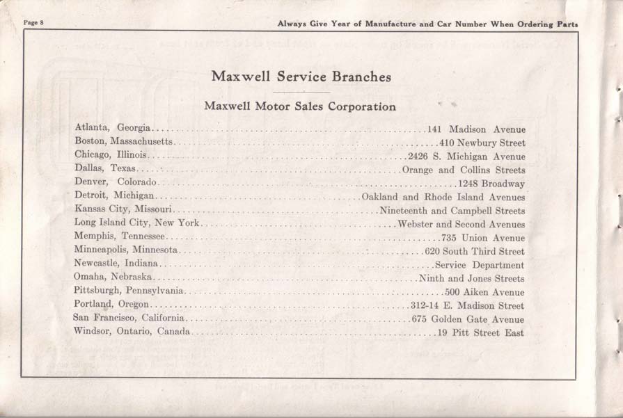 1916 Maxwell Parts Price List-010