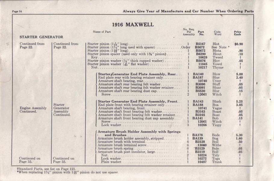 1916 Maxwell Parts Price List-036