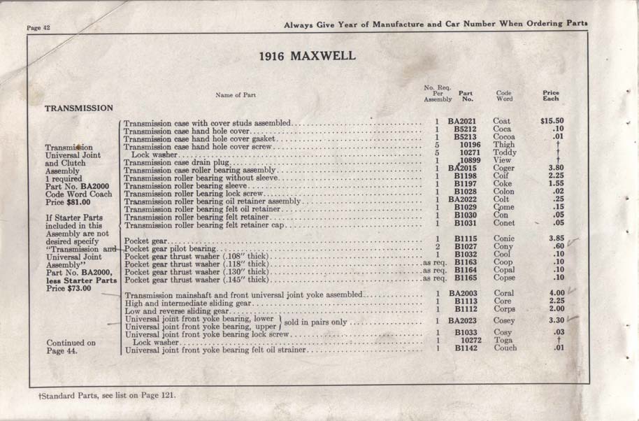 1916 Maxwell Parts Price List-044