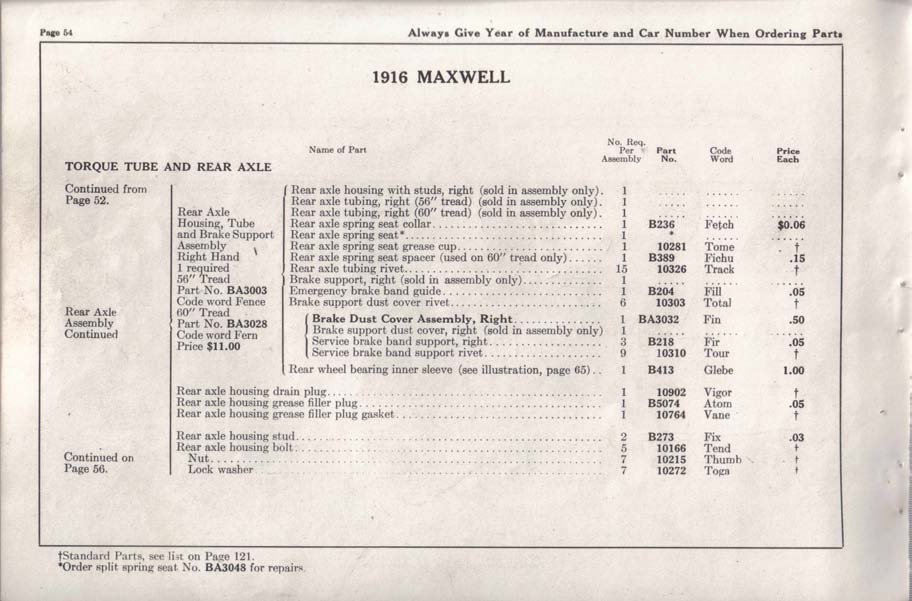1916 Maxwell Parts Price List-056