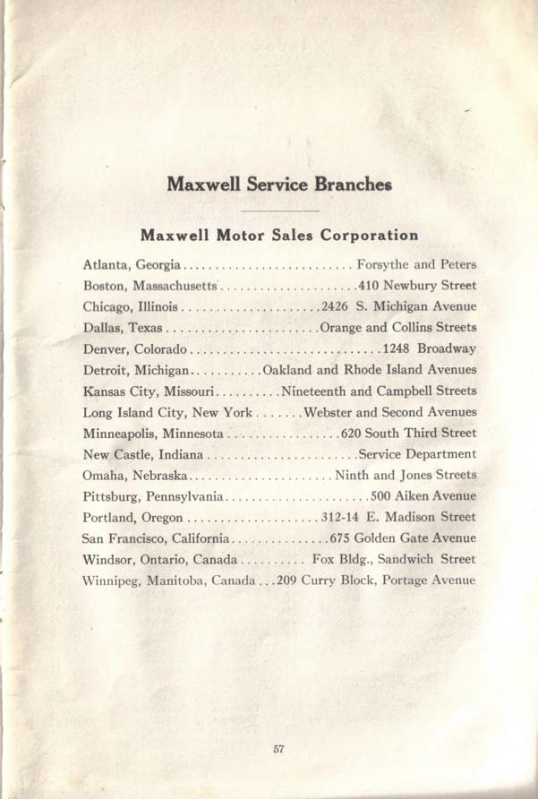 1917 Maxwell Instruction Book-58
