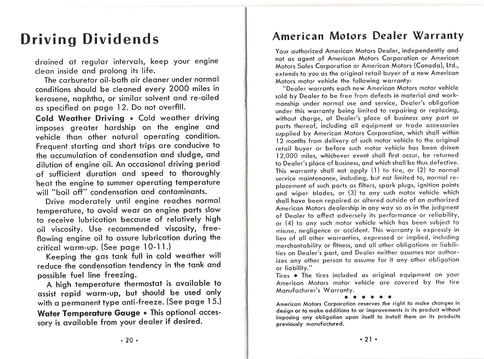 1957 Metropolitan Owners Manual-20-21