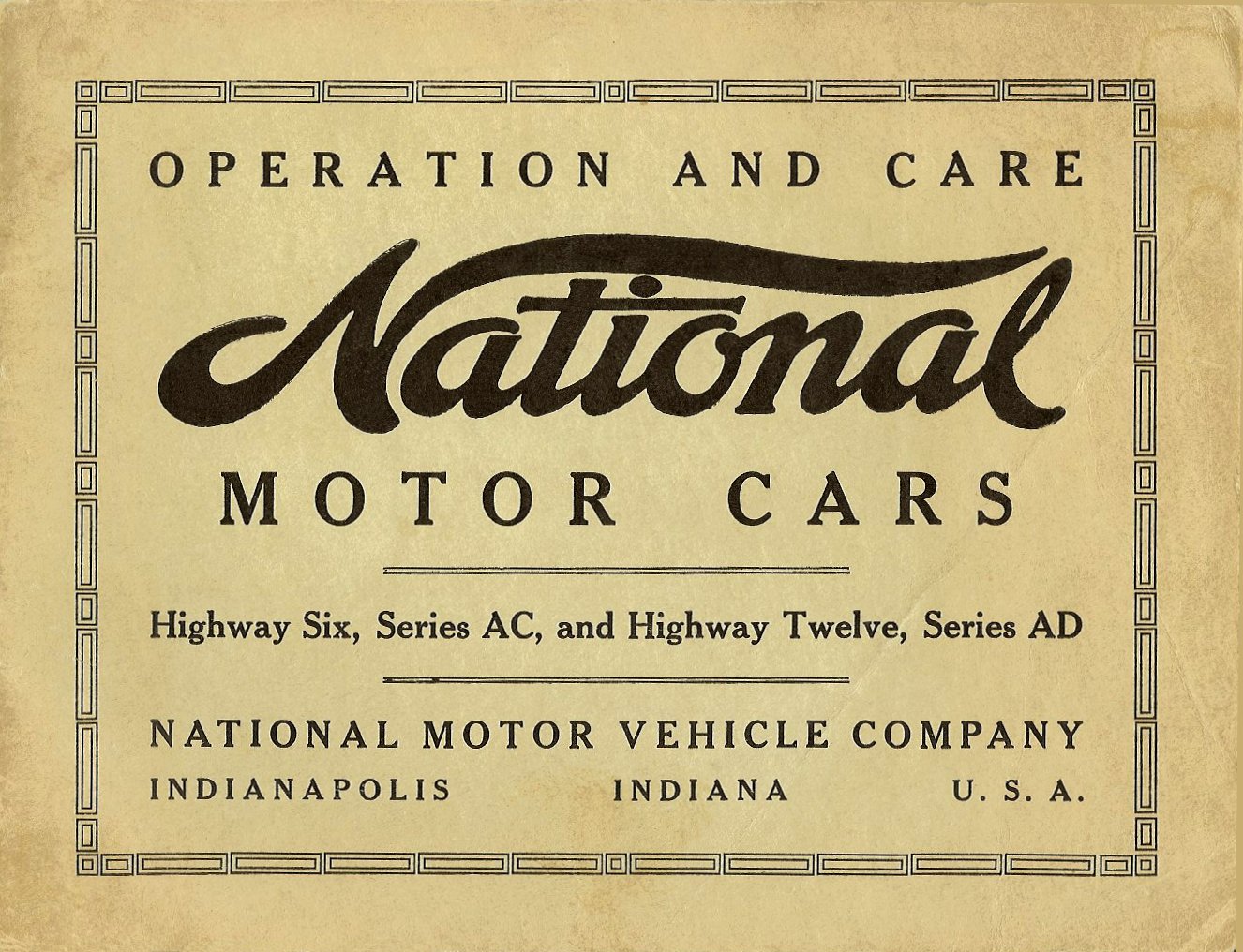 1915 National Owners Owners Manual-00a