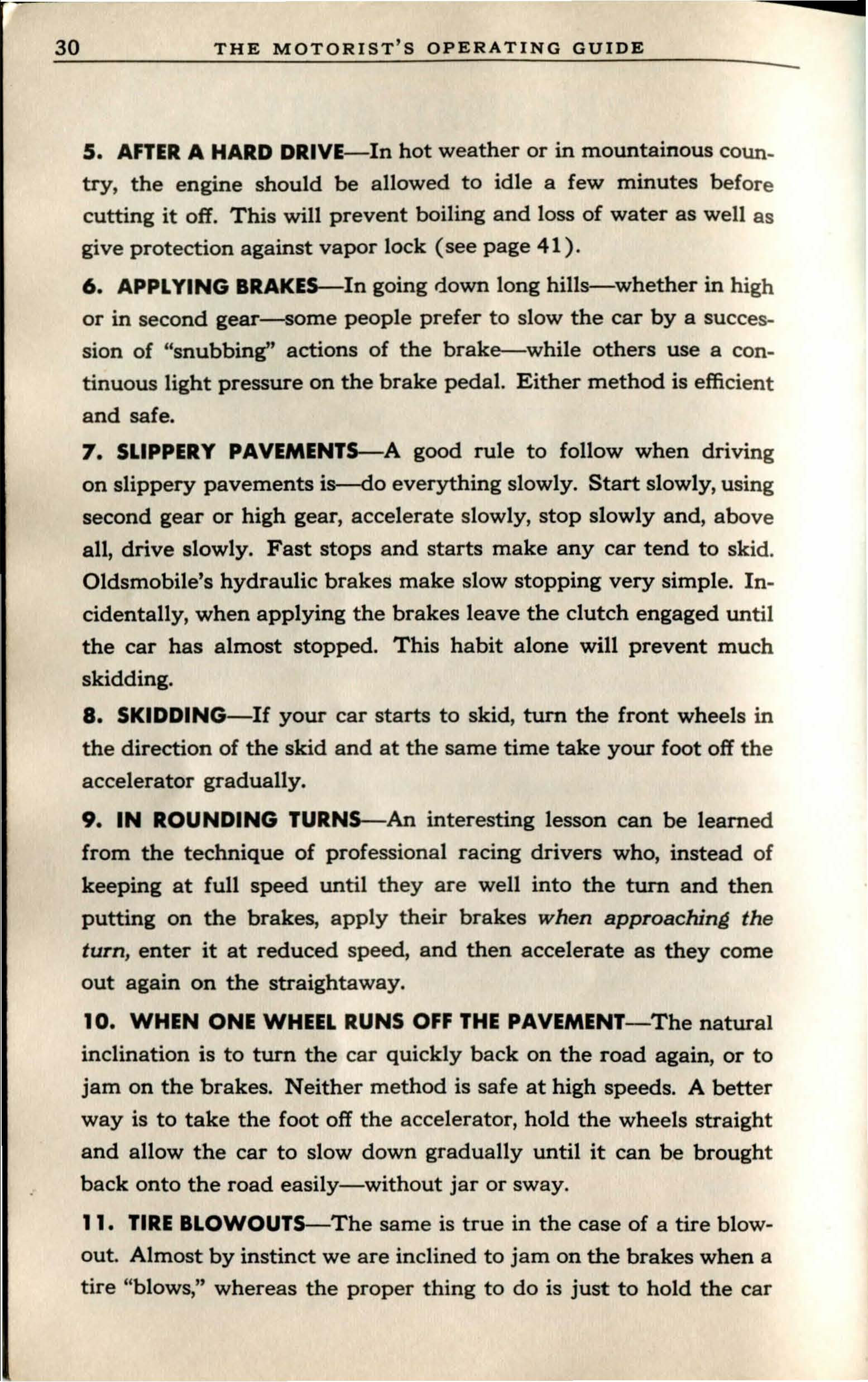 1940 Oldsmobile Operating Guide-32