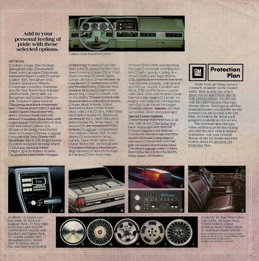 1985 Oldsmobile Cutlass Ciera  Cdn -07