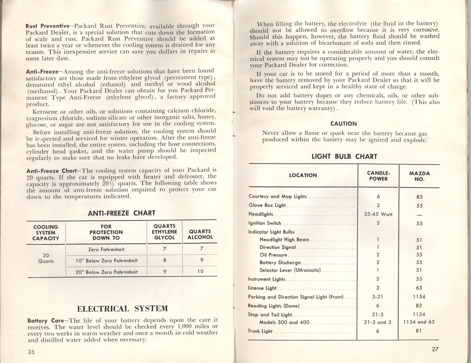 1951 Packard Manual-26-27