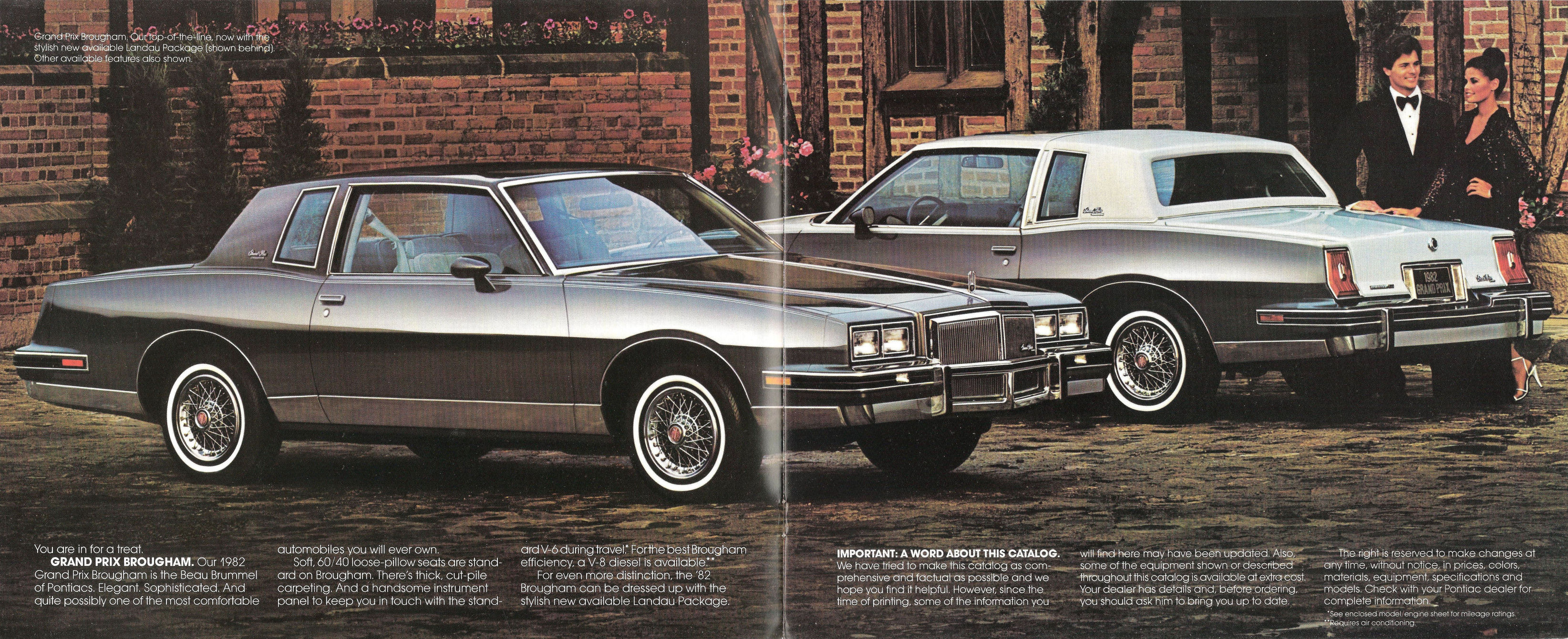 1982 Pontiac Grand Prix Sales Brochure 