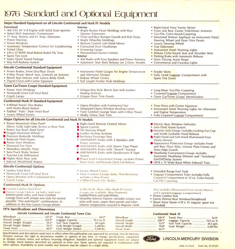 1976 Lincoln Continental Portfolio-13
