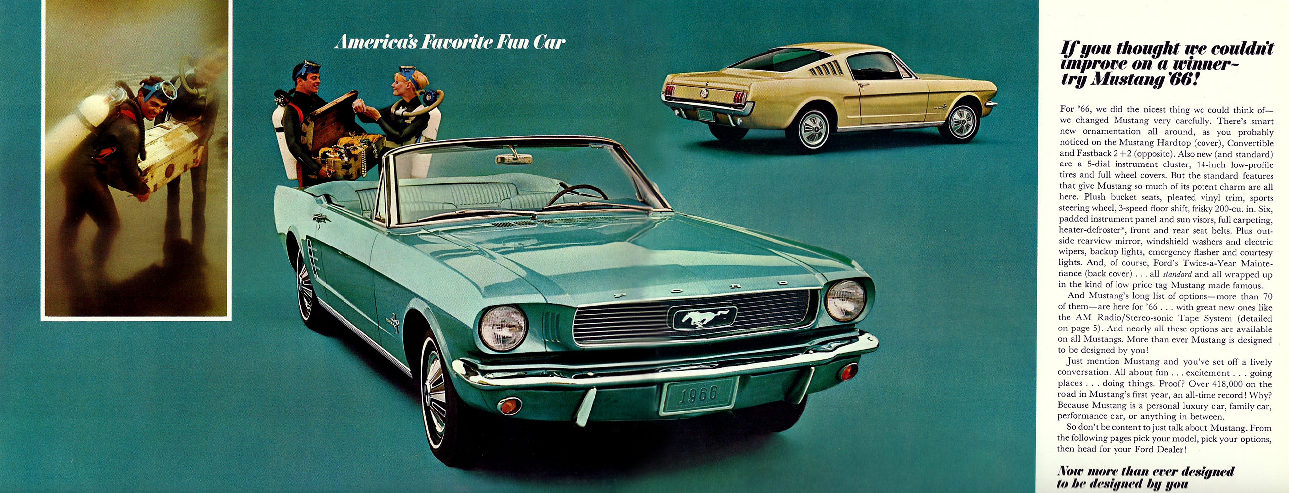 1966 Ford mustang brochure #9
