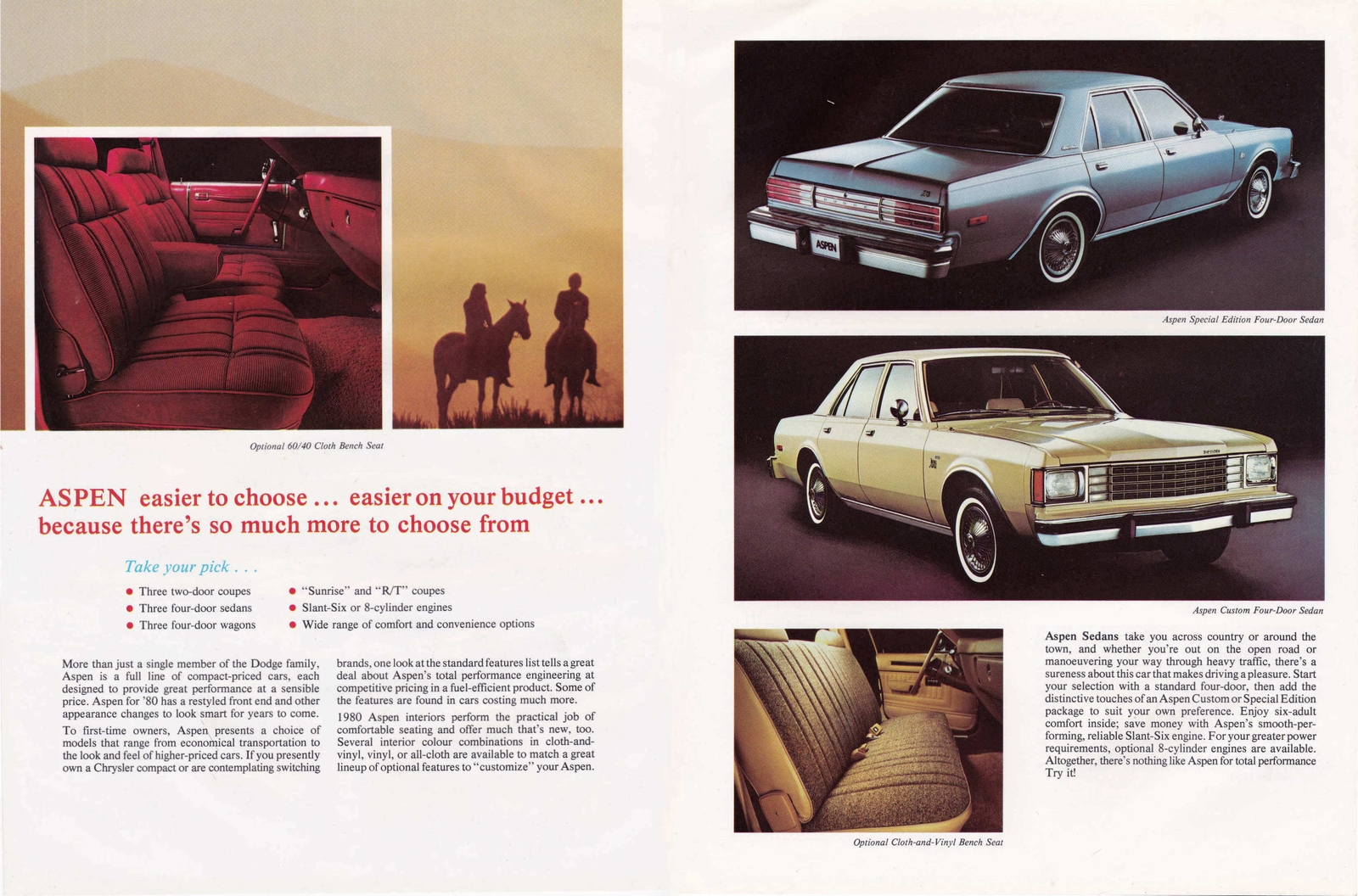 1980 Dodge Aspen Brochure
