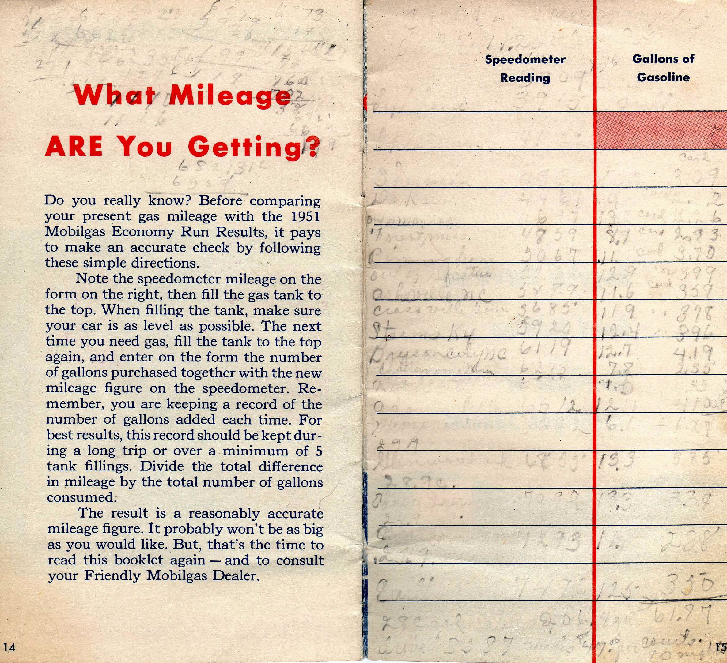 1951 Mobilgas Economy Run Booklet-14-15
