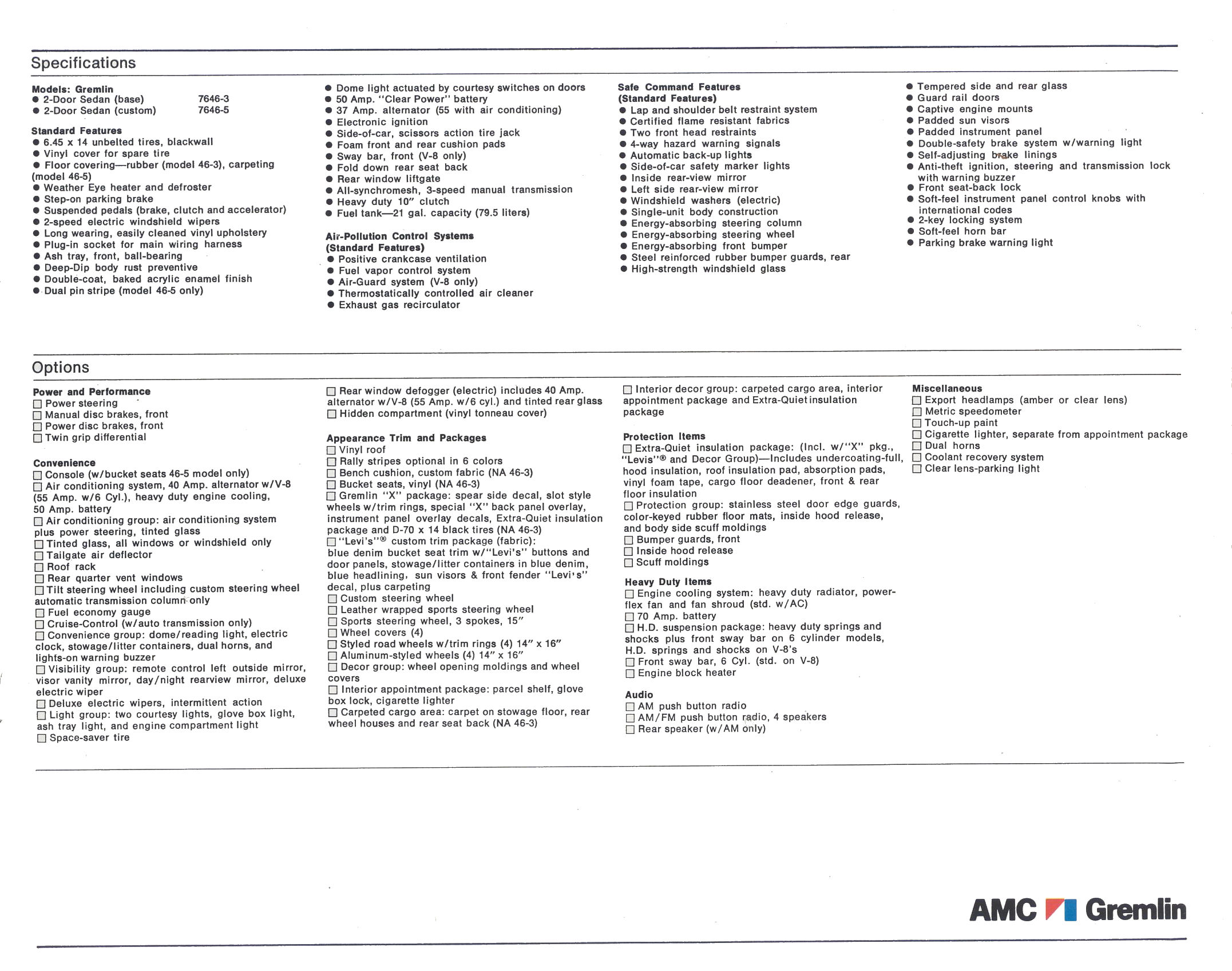1976 AMC Full Line-11