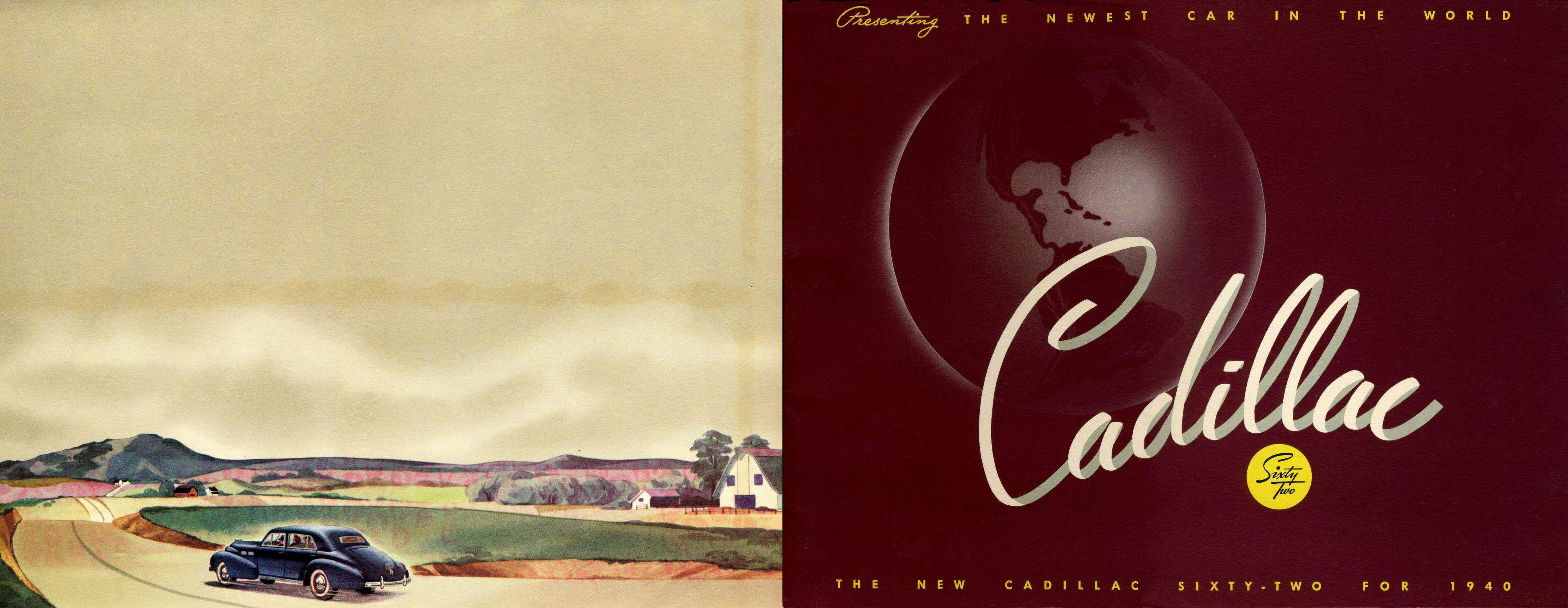 B- 1940 Cadillac Folder Cover  amp  Rear-