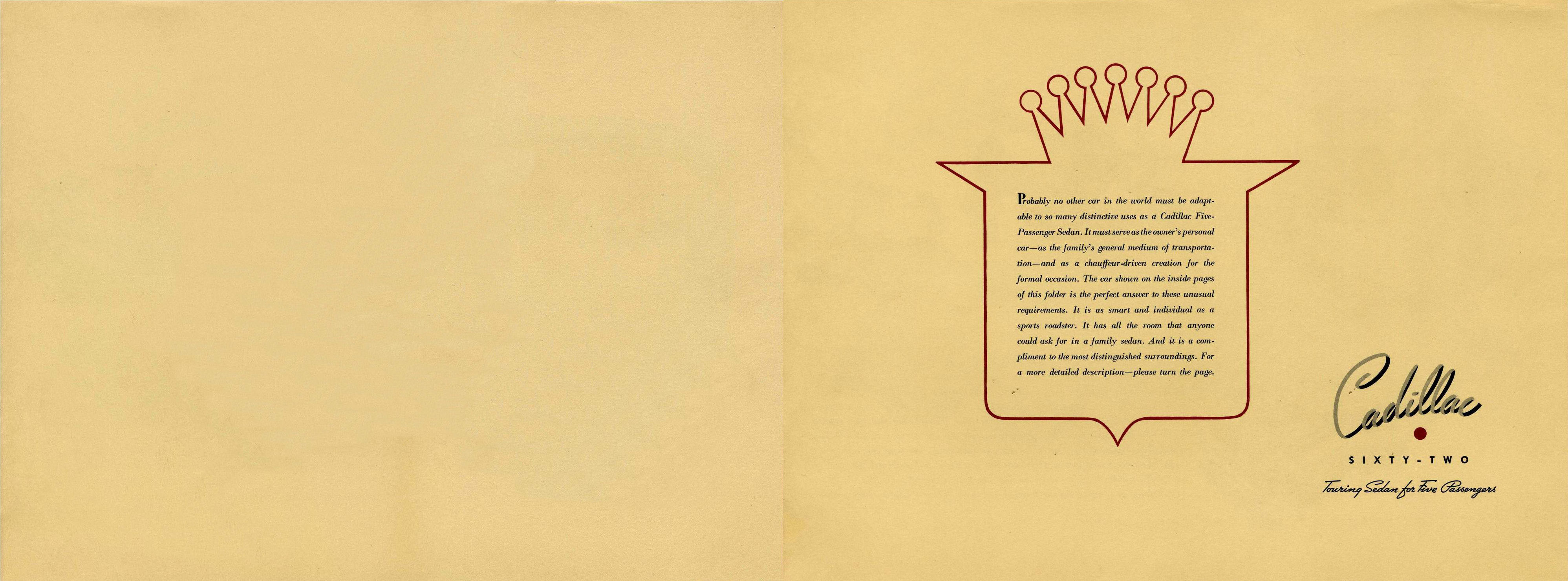 G- 1940 Cadillac Sedan Foldout -Outer